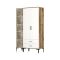 Guardaroba 3 ante noce e bianco 120x201h cm - Awty