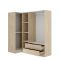 Guardaroba angolare moderno rovere 173x184h cm - Efesto
