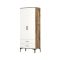 Guardaroba ante battenti noce e bianco 80x200h cm - Doriana