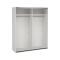 Guardaroba con appendiabiti bianco 178x220h cm - Hagupit