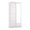 Guardaroba con appendiabiti bianco 90x195h cm - Abduhl