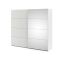Guardaroba con appendiabiti bianco lucido 242x220h cm - Tobie