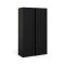 Guardaroba con appendiabiti nero 122x220h cm - Adria
