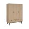 Guardaroba con appendiabiti rovere 150x200h cm - Zerbo