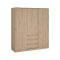 Guardaroba con appendiabiti rovere 177x200h cm - Mathieu