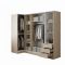 Guardaroba con appendiabiti rovere 213x184h cm - Atena
