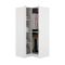 Guardaroba con ripiani regolabili bianco 90x184h cm - Aser