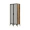 Guardaroba design noce e antracite 80x200h cm - Bagnone