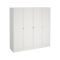 Guardaroba grande 4 ante bianco 195x200h cm - Presidenti
