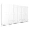 Guardaroba Grande Bianco 10 Ripiani Appendiabiti 243x181h cm, 2 Cassetti - Madruzzo