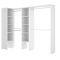 Guardaroba grande classico bianco 228x187h cm - Antilope