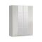 Guardaroba grande con appendiabiti bianco 138x183h cm - Phet