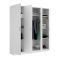 Guardaroba grande con ripiani regolabili bianco 200x215h cm - Persefone