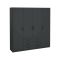 Guardaroba grande in legno grigio 195x200h cm - Epipola