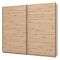 Guardaroba Grande Marrone Rovere Nodi 2 Ripiani Appendiabiti 245x217.5h cm, 2 Ante - Salemi