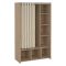 Guardaroba grande salvaspazio rovere e beige 105x180h cm - Jal