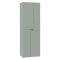 Guardaroba Grande Verde 5 Ripiani Appendiabiti 42x184h cm, Apertura Battente - Lidasime