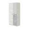 Guardaroba in legno grigio e cemento 90x200h cm - Aronia