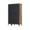 Guardaroba in legno noce e antracite 120x200h cm - Phyan