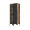 Guardaroba in legno noce e antracite 80x200h cm - Weng