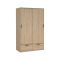 Guardaroba in legno rovere 121x200h cm - Kammuri
