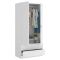 Guardaroba moderno bianco 81x184h cm - Anya