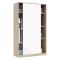 Guardaroba moderno rovere e bianco 120x200h cm - Adrenalin