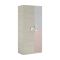 Guardaroba salvaspazio grigio e rosa 90x200h cm - Aronia