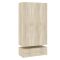 Guardaroba salvaspazio rovere 110x214h cm - Randazzo