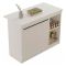 Isola da Cucina Bianco 2 Ripiani 2 Ante 120x60x88h cm, 4 Vani - Corsico