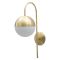 Lampada da Parete oro Bianco Necessaria 1 Lampadina Attacco e14, Indoor - Haines