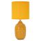 Lampada da Tavolo Arancione Necessaria 1 Lampadina Attacco e14, Paralume - Bethel