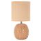 Lampada da Tavolo Rosa Necessaria 1 Lampadina Attacco e14, Paralume - Ketchi