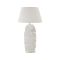 Lampada da tavolo Stencil, Bianco, 45x45 h83 cm
