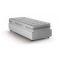 Letto 1 piazza con contenitore bianco 95x205cm chic - Agenta