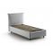 Letto 1 posto contenitore bianco 110x215cm adatto per materasso 190x80 cm - Ippolito