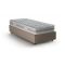 Letto 1 posto contenitore tortora 95x205cm 2 metri - Abbi