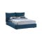 Letto 2 piazze con contenitore blu 180x220cm compatto - Adi