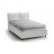 Letto 2 piazze contenitore bianco 175x205cm testiera morbida - Andrealo