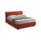 Letto Alla Francese Arancione Sfoderabile Contenitore, Dimensione Materasso 120x200 cm Made in Italy - Brosso