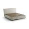 Letto alla francese design beige 155x215cm - Alvacus