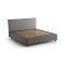 Letto alla francese design grigio 155x205cm - Angelic
