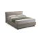 Letto Alla Francese Grigio Tortora Materasso Incluso Sfoderabile, Contenitore Made in Italy - Broni