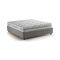 Letto francese imbottito grigio 155x215cm - Alaksir