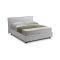 Letto francese in tessuto bianco 140x220cm - Brosso