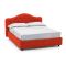 Letto Matrimoniale Arancione Materasso Incluso Sfoderabile, Contenitore Made in Italy - Alfer