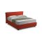 Letto Matrimoniale Arancione Sfoderabile Contenitore, Dimensione Materasso 160x190 cm Made in Italy - Brolo