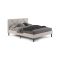 Letto matrimoniale beige 169x204cm imbottito - Morpheus