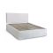 Letto matrimoniale bianco 5x170cm imbottito - Alfredo