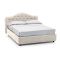 Letto matrimoniale con contenitore beige 190x210cm - Allik